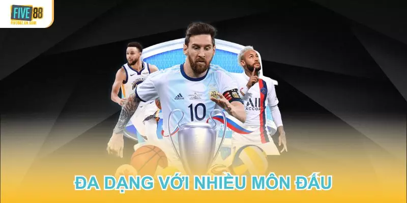 Cá cược thể thao trong Five88 rất đa dạng với nhiều môn đấu