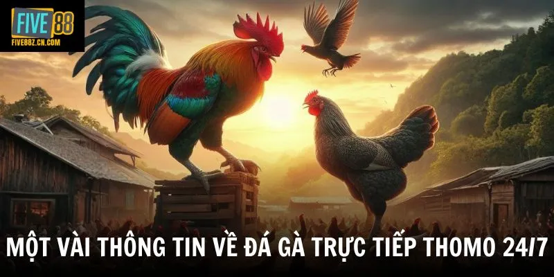 Một vài thông tin về đá gà trực tiếp thomo 24/7