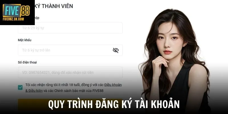 Quy trình đăng ký tài khoản